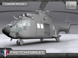 Hélicoptère French forces Battlefield 2